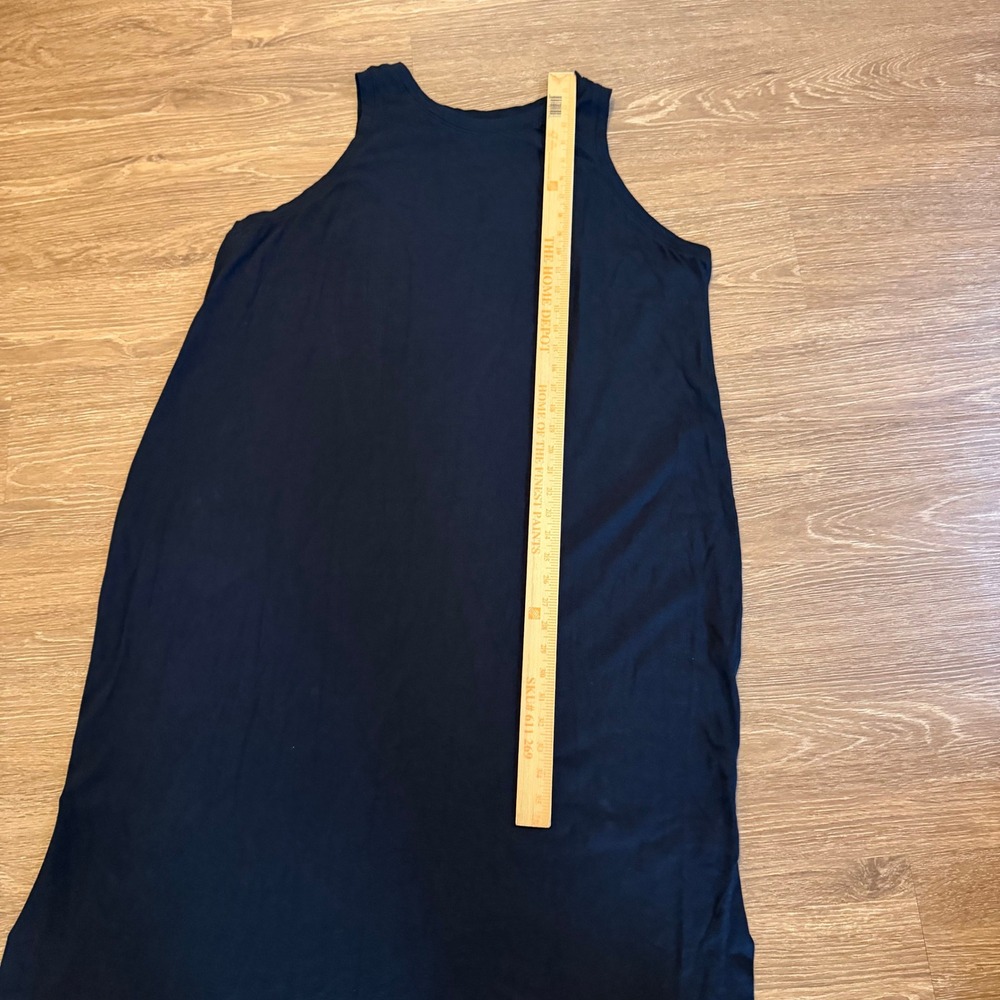 Sonoma Goods For Life Tank Maxi Dress Womens 2X Black Cotton Modal Sleeveless - Picture 5 of 8